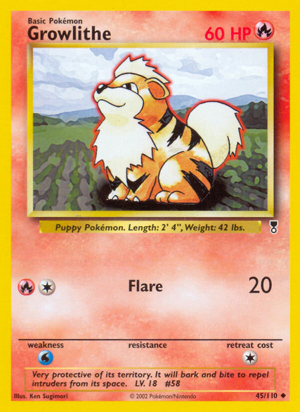 Growlithe (45/110) [Legendary Collection] | Shuffle n Cut Hobbies & Games