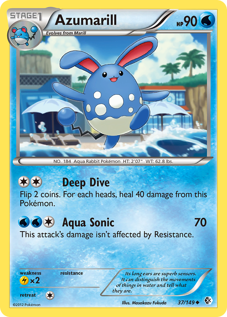 Azumarill (37/149) [Black & White: Boundaries Crossed] | Shuffle n Cut Hobbies & Games