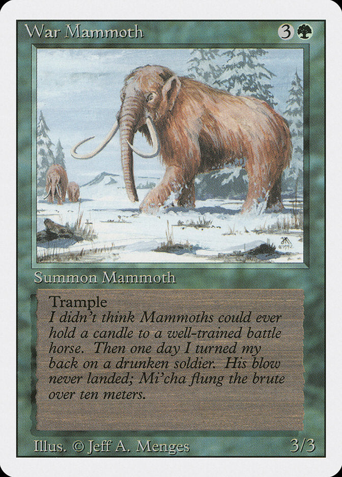 War Mammoth [Revised Edition] | Shuffle n Cut Hobbies & Games