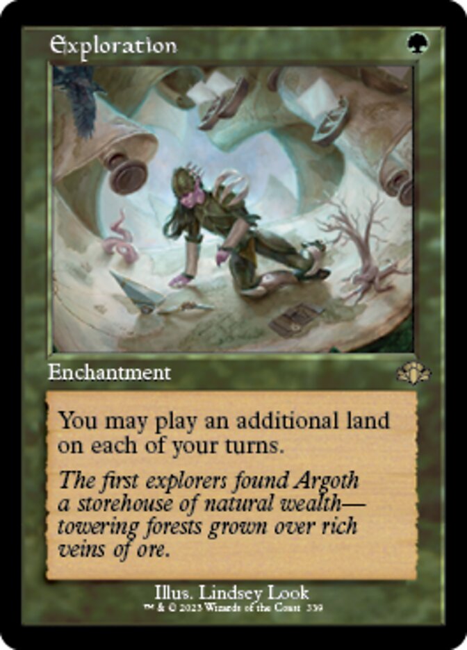Exploration (Retro) [Dominaria Remastered] | Shuffle n Cut Hobbies & Games