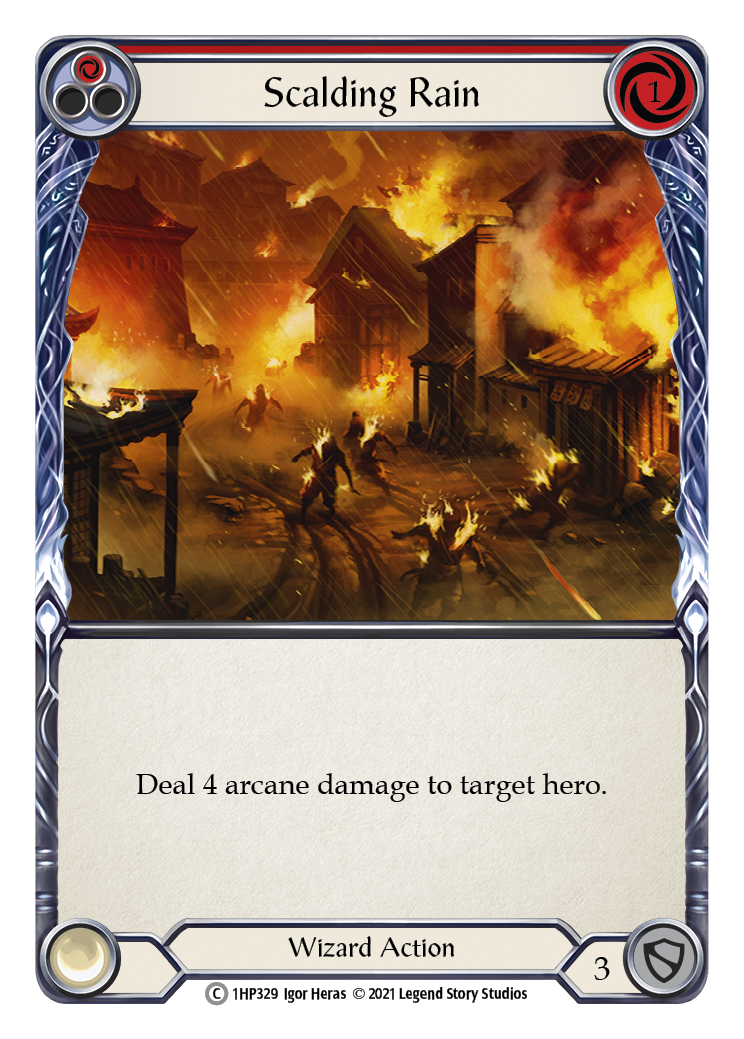 Scalding Rain (Red) [1HP329] | Shuffle n Cut Hobbies & Games