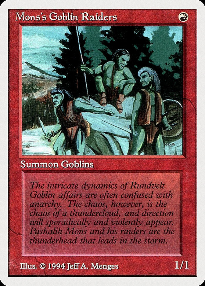 Mons's Goblin Raiders [Summer Magic / Edgar] | Shuffle n Cut Hobbies & Games