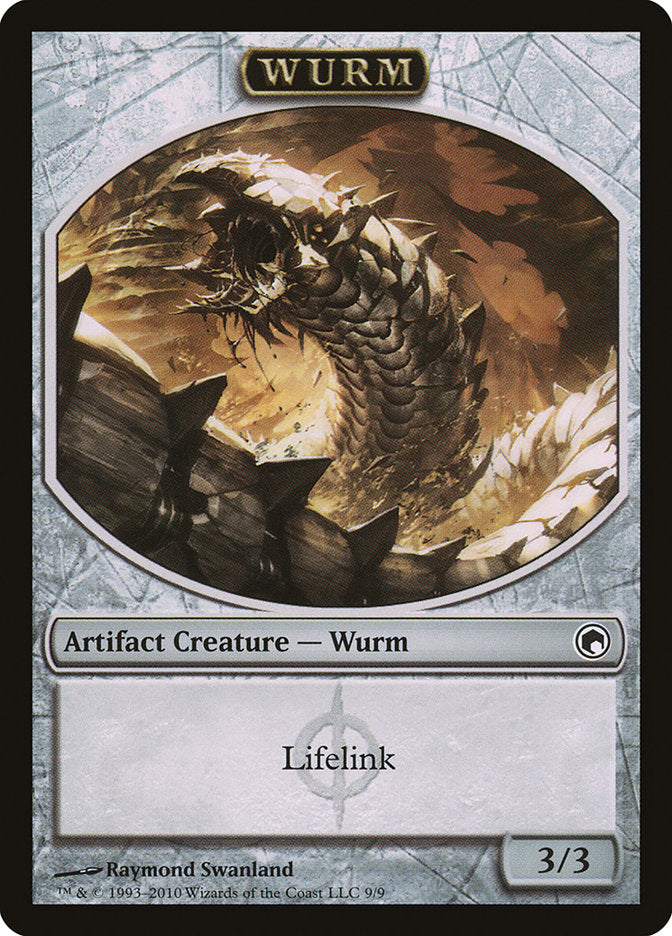 Wurm Token (9/9) [Scars of Mirrodin Tokens] | Shuffle n Cut Hobbies & Games