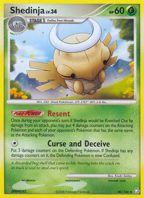 Shedinja (40/146) [Diamond & Pearl: Legends Awakened] | Shuffle n Cut Hobbies & Games