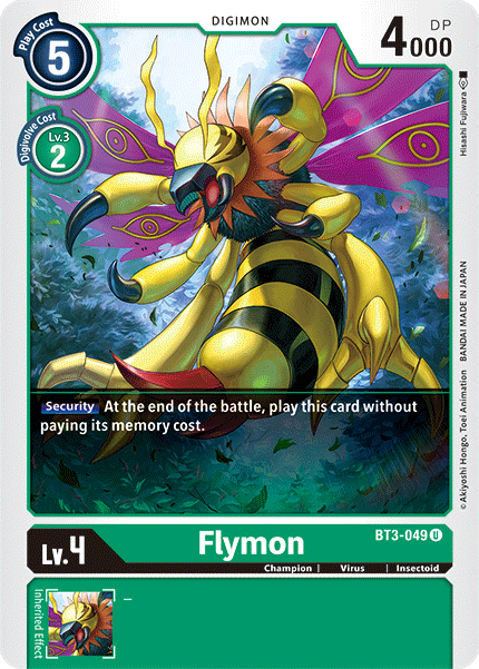 Flymon [BT3-049] [Release Special Booster Ver.1.5] | Shuffle n Cut Hobbies & Games