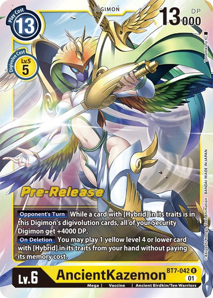 AncientKazemon [BT7-042] [Next Adventure Pre-Release Cards] | Shuffle n Cut Hobbies & Games