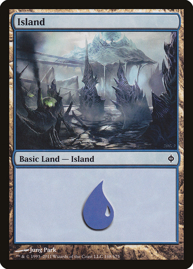 Island (168) [New Phyrexia] | Shuffle n Cut Hobbies & Games