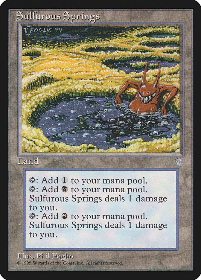 Sulfurous Springs [Ice Age] | Shuffle n Cut Hobbies & Games