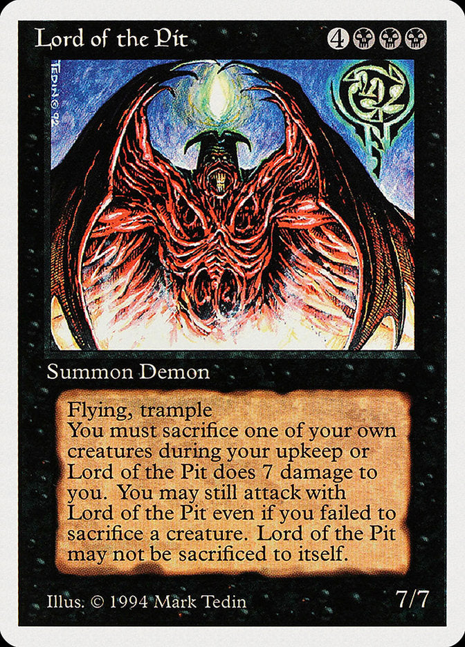Lord of the Pit [Summer Magic / Edgar] | Shuffle n Cut Hobbies & Games