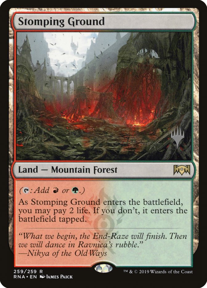 Stomping Ground (Promo Pack) [Ravnica Allegiance Promos] | Shuffle n Cut Hobbies & Games