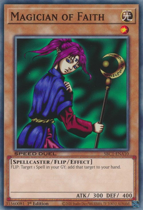 Magician of Faith [SBC1-ENA10] Common | Shuffle n Cut Hobbies & Games