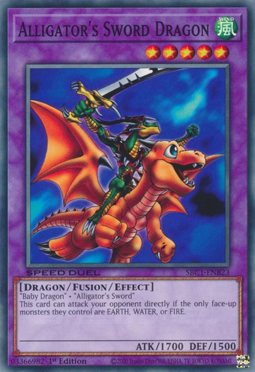 Alligator's Sword Dragon [SBC1-ENB23] Common | Shuffle n Cut Hobbies & Games