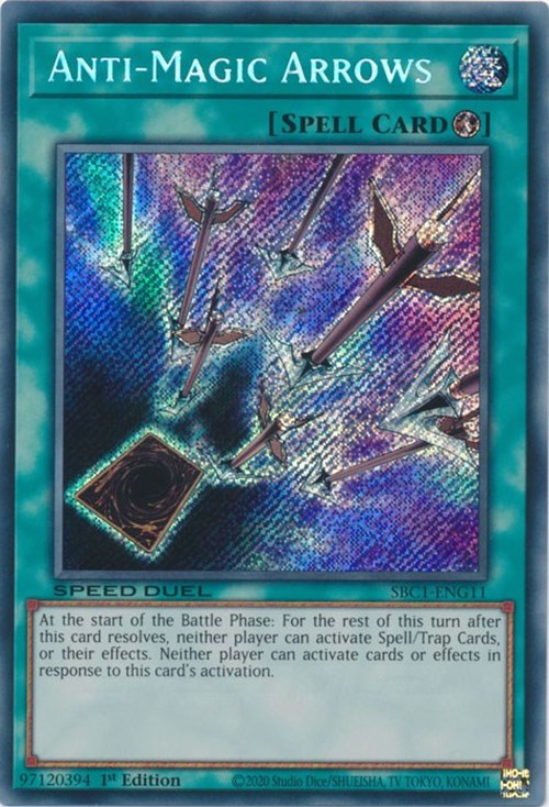 Anti-Magic Arrows [SBC1-ENG11] Secret Rare | Shuffle n Cut Hobbies & Games