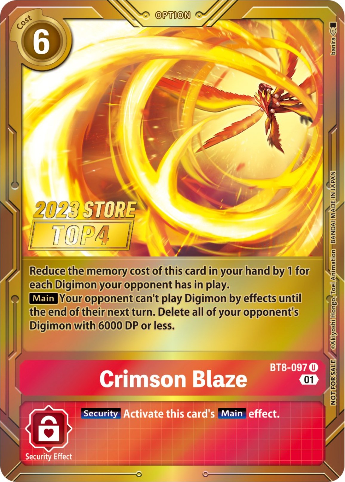 Crimson Blaze (2023 Store Top 4) [New Awakening] | Shuffle n Cut Hobbies & Games
