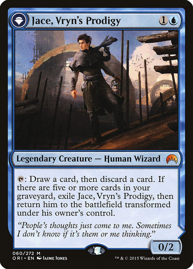 Jace, Vryn's Prodigy // Jace, Telepath Unbound [Magic Origins] | Shuffle n Cut Hobbies & Games