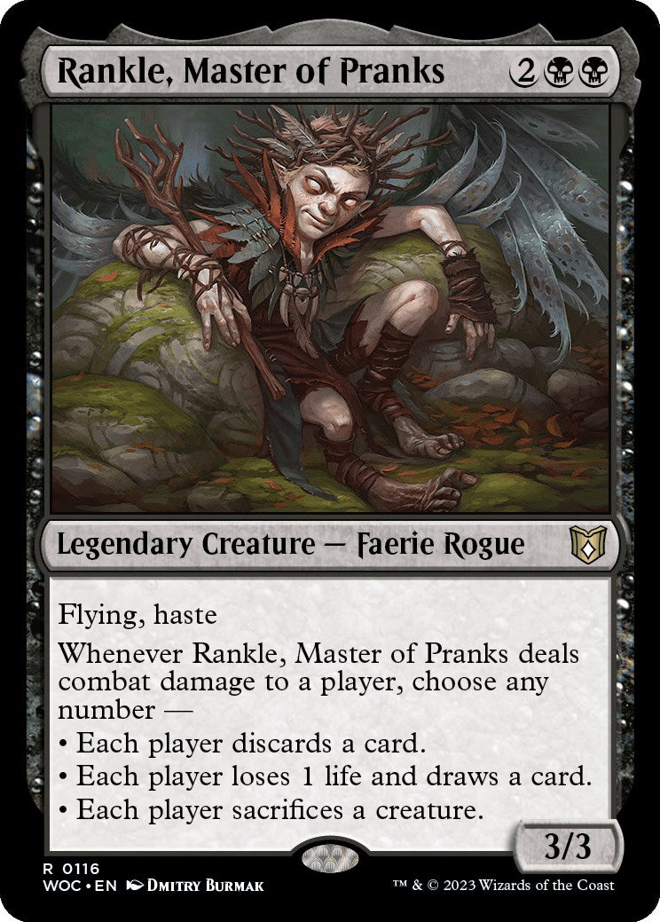 Rankle, Master of Pranks [Wilds of Eldraine Commander] | Shuffle n Cut Hobbies & Games