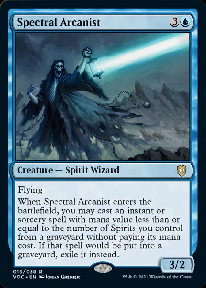 Spectral Arcanist [Innistrad: Crimson Vow Commander] | Shuffle n Cut Hobbies & Games