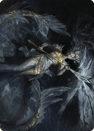 Sharae of Numbing Depths Art Card [Wilds of Eldraine Art Series] | Shuffle n Cut Hobbies & Games