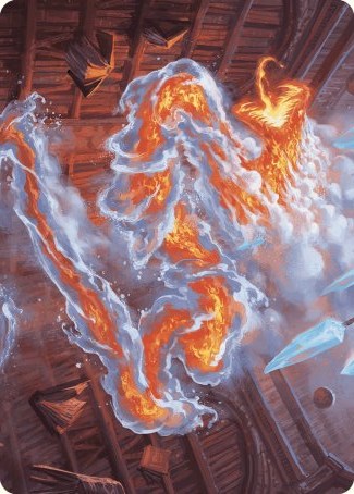 Scalding Viper Art Card [Wilds of Eldraine Art Series] | Shuffle n Cut Hobbies & Games