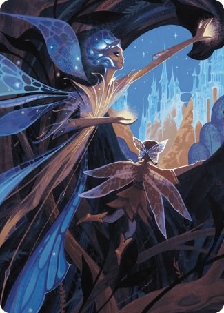Kindred Discovery Art Card [Wilds of Eldraine Art Series] | Shuffle n Cut Hobbies & Games