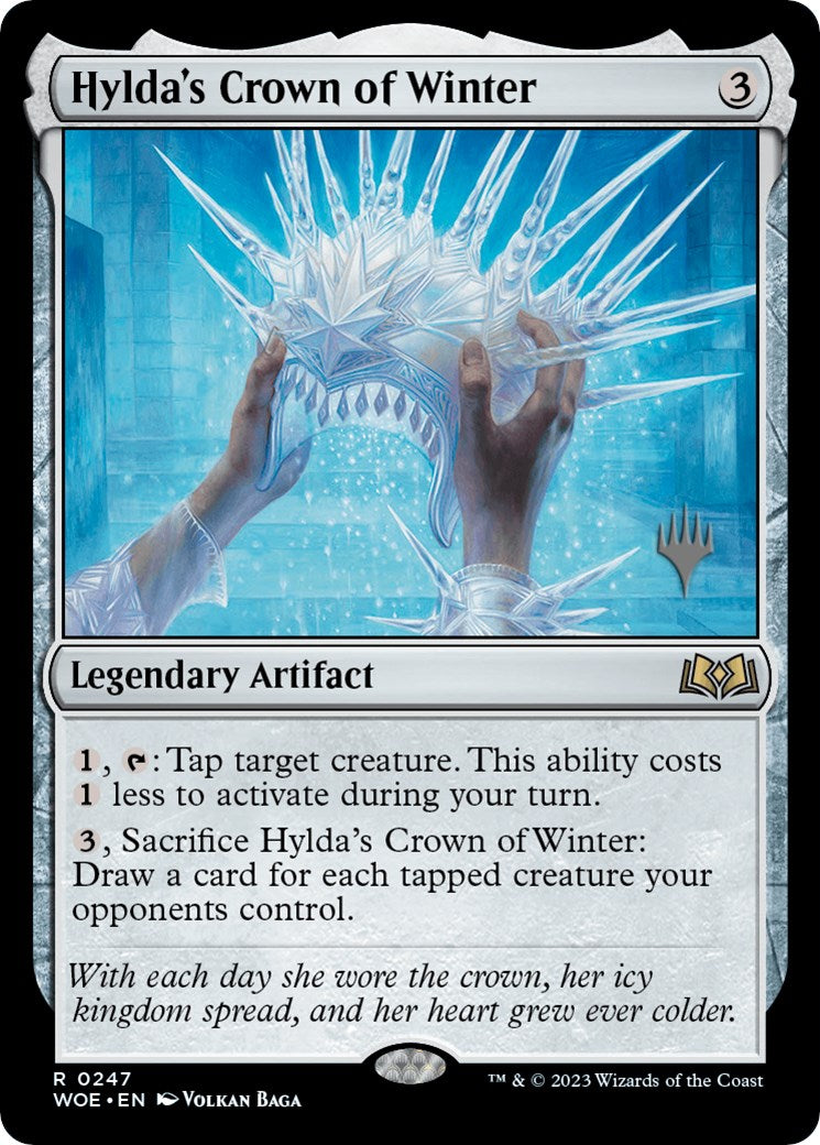 Hylda's Crown of Winter (Promo Pack) [Wilds of Eldraine Promos] | Shuffle n Cut Hobbies & Games