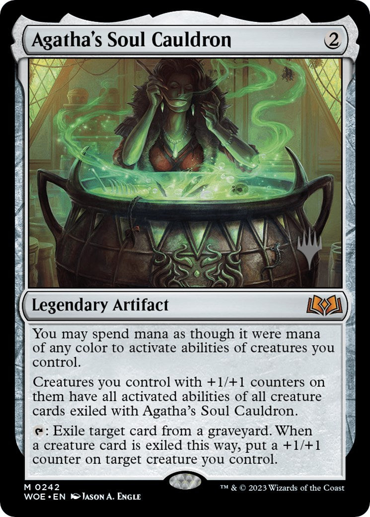 Agatha's Soul Cauldron (Promo Pack) [Wilds of Eldraine Promos] | Shuffle n Cut Hobbies & Games