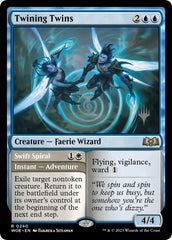 Twining Twins // Swift Spiral (Promo Pack) [Wilds of Eldraine Promos] | Shuffle n Cut Hobbies & Games