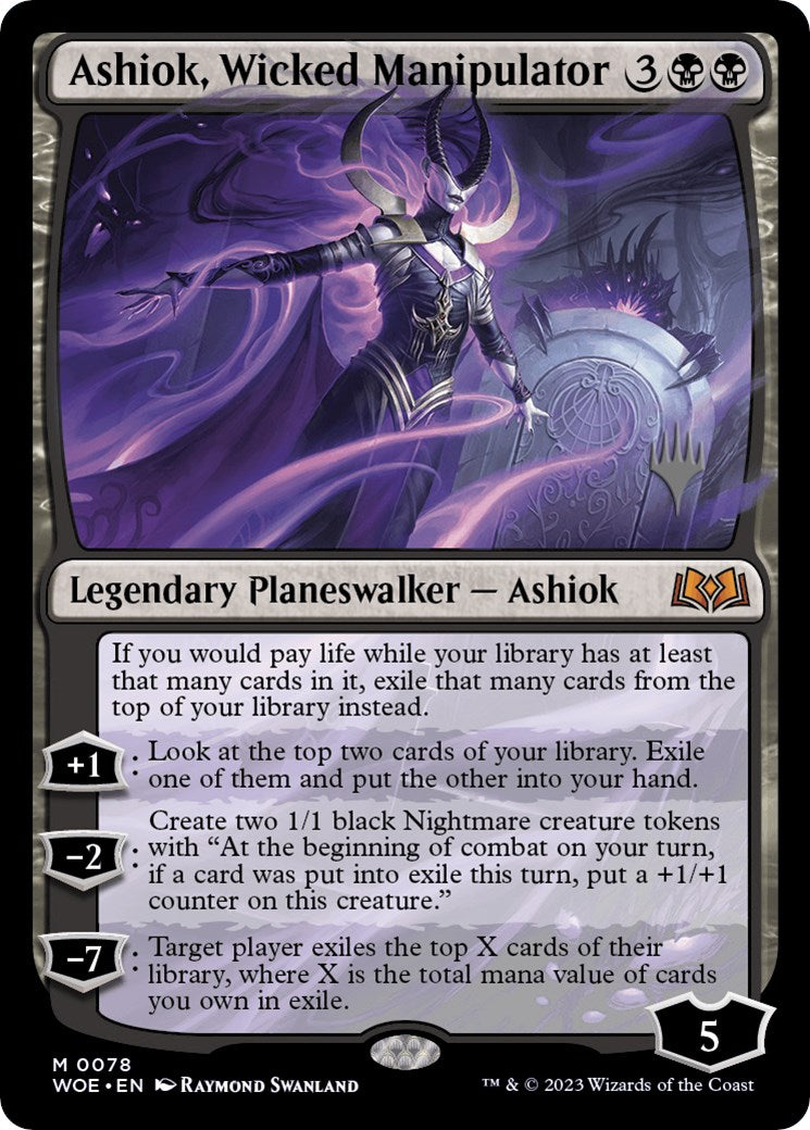 Ashiok, Wicked Manipulator (Promo Pack) [Wilds of Eldraine Promos] | Shuffle n Cut Hobbies & Games