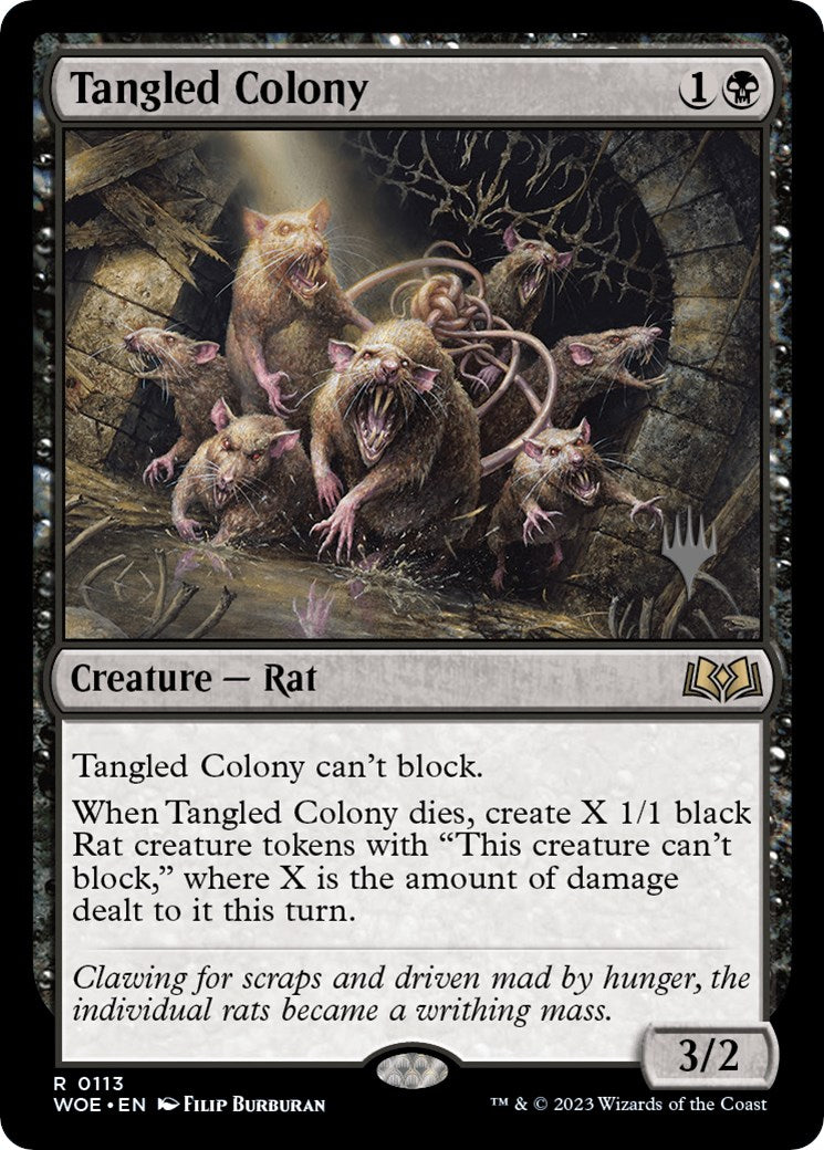 Tangled Colony (Promo Pack) [Wilds of Eldraine Promos] | Shuffle n Cut Hobbies & Games