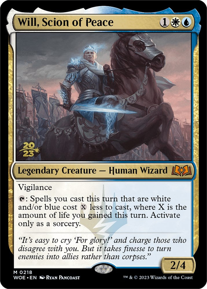 Will, Scion of Peace [Wilds of Eldraine Prerelease Promos] | Shuffle n Cut Hobbies & Games