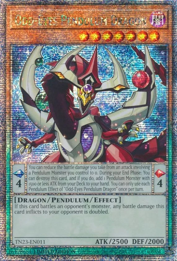 Odd-Eyes Pendulum Dragon [TN23-EN011] Quarter Century Secret Rare | Shuffle n Cut Hobbies & Games