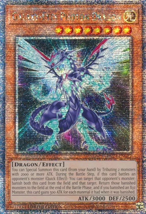 Galaxy-Eyes Photon Dragon [TN23-EN012] Quarter Century Secret Rare | Shuffle n Cut Hobbies & Games