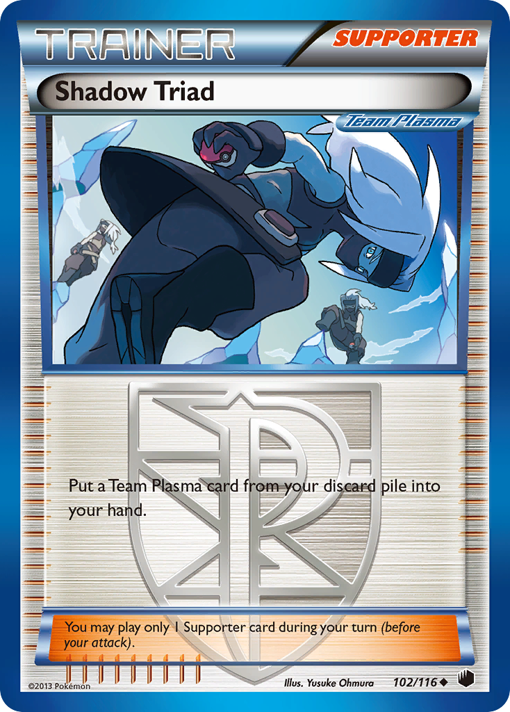 Shadow Triad (102/116) [Black & White: Plasma Freeze] | Shuffle n Cut Hobbies & Games