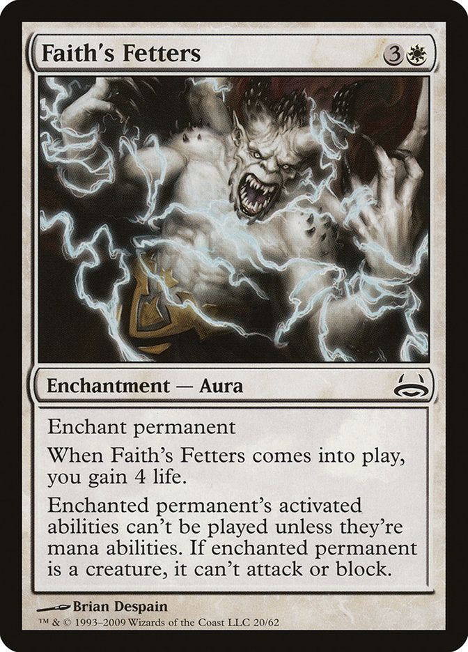 Faith's Fetters [Duel Decks: Divine vs. Demonic] | Shuffle n Cut Hobbies & Games