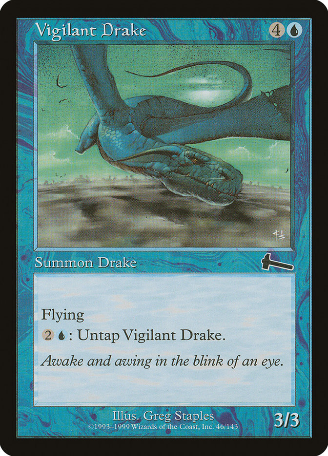 Vigilant Drake [Urza's Legacy] | Shuffle n Cut Hobbies & Games