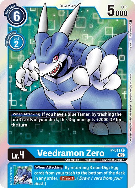 Veedramon Zero [P-011] (Resurgence Booster Reprint) [Resurgence Booster] | Shuffle n Cut Hobbies & Games