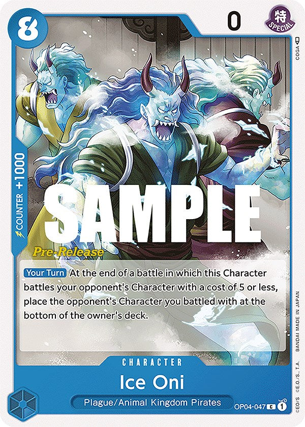Ice Oni [Kingdoms of Intrigue Pre-Release Cards] | Shuffle n Cut Hobbies & Games