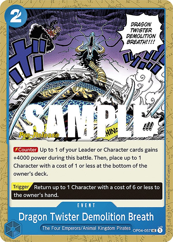 Dragon Twister Demolition Breath [Kingdoms of Intrigue Pre-Release Cards] | Shuffle n Cut Hobbies & Games