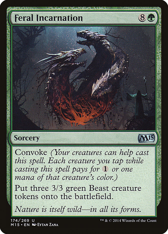 Feral Incarnation [Magic 2015] | Shuffle n Cut Hobbies & Games