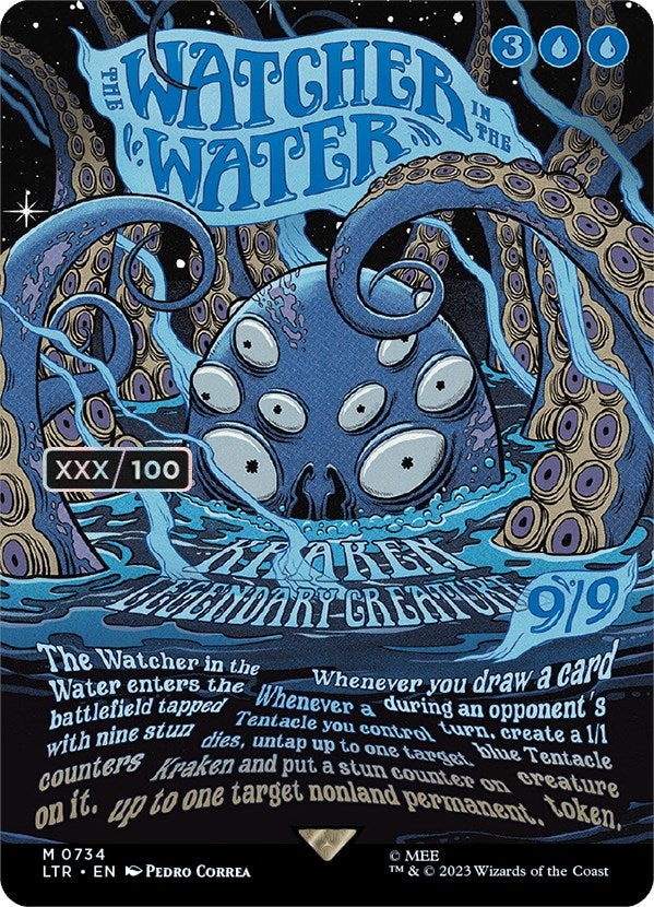 The Watcher in the Water (Borderless Poster) (Serialized) [The Lord of the Rings: Tales of Middle-Earth] | Shuffle n Cut Hobbies & Games