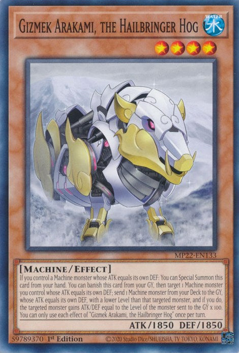 Gizmek Arakami, the Hailbringer Hog [MP22-EN133] Common | Shuffle n Cut Hobbies & Games