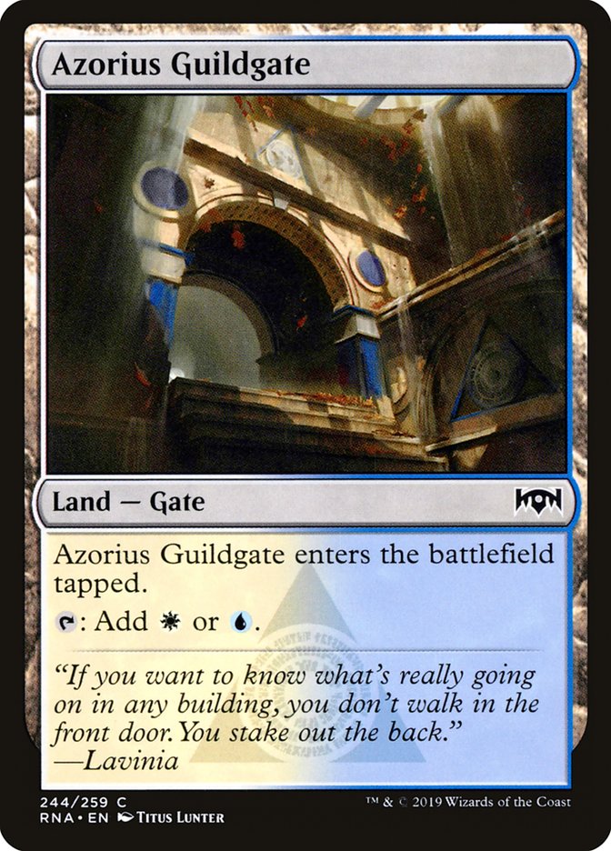 Azorius Guildgate (244/259) [Ravnica Allegiance] | Shuffle n Cut Hobbies & Games