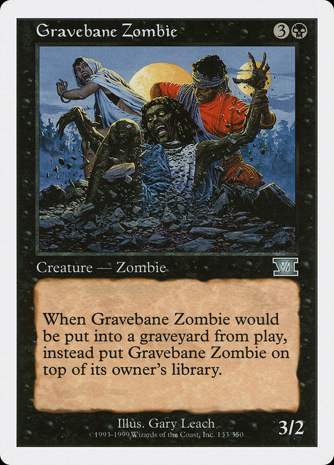 Gravebane Zombie [Classic Sixth Edition] | Shuffle n Cut Hobbies & Games