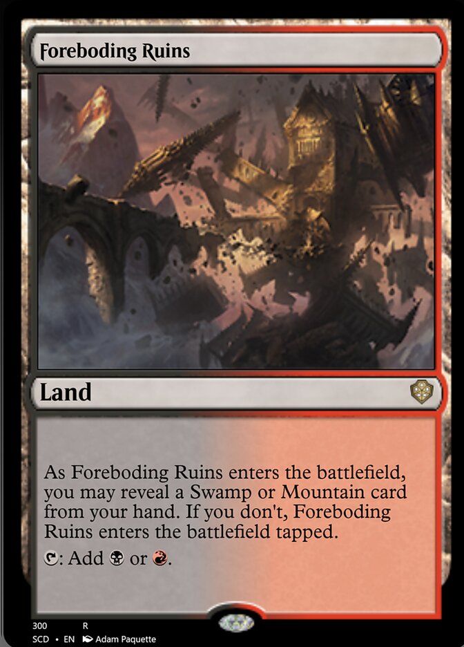 Foreboding Ruins [Starter Commander Decks] | Shuffle n Cut Hobbies & Games