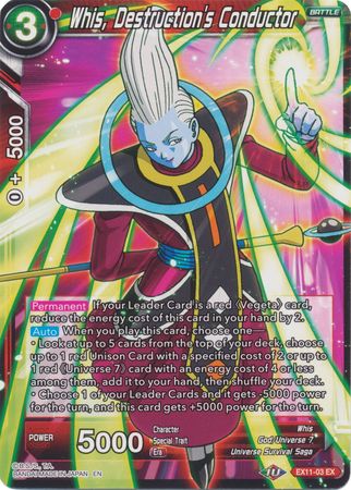 Whis, Destruction's Conductor [EX11-03] | Shuffle n Cut Hobbies & Games
