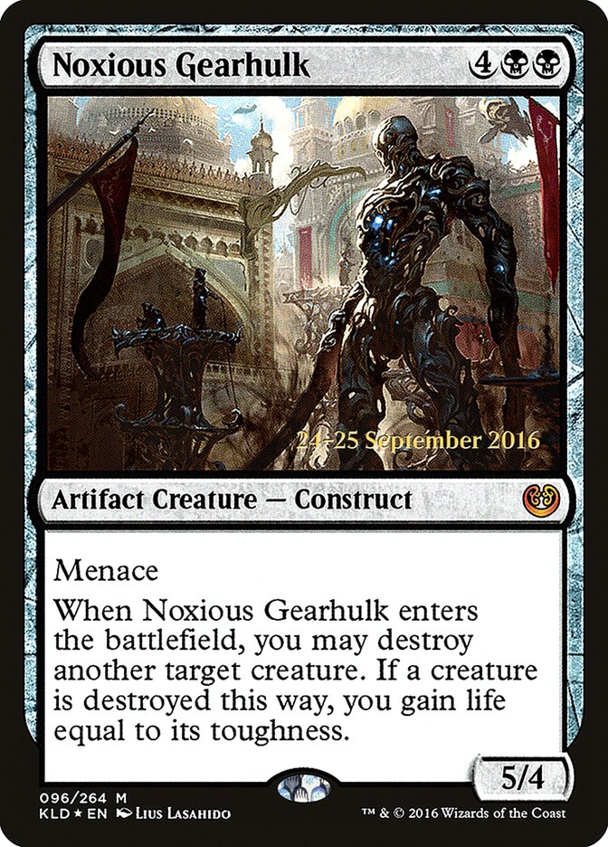 Noxious Gearhulk [Kaladesh Prerelease Promos] | Shuffle n Cut Hobbies & Games