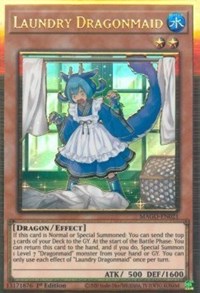 Laundry Dragonmaid [MAGO-EN021] Gold Rare | Shuffle n Cut Hobbies & Games