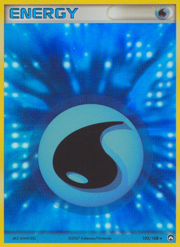 Water Energy (105/108) [EX: Power Keepers] | Shuffle n Cut Hobbies & Games
