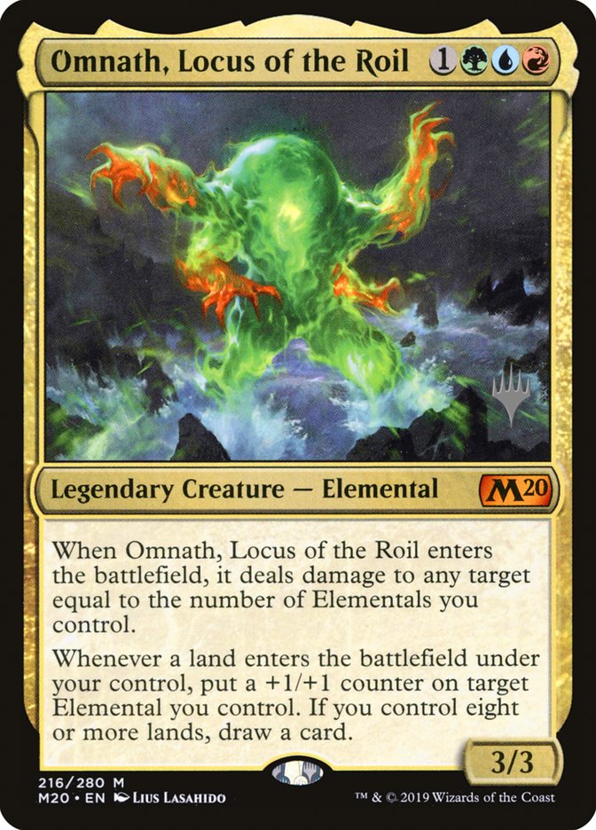 Omnath, Locus of the Roil (Promo Pack) [Core Set 2020 Promos] | Shuffle n Cut Hobbies & Games