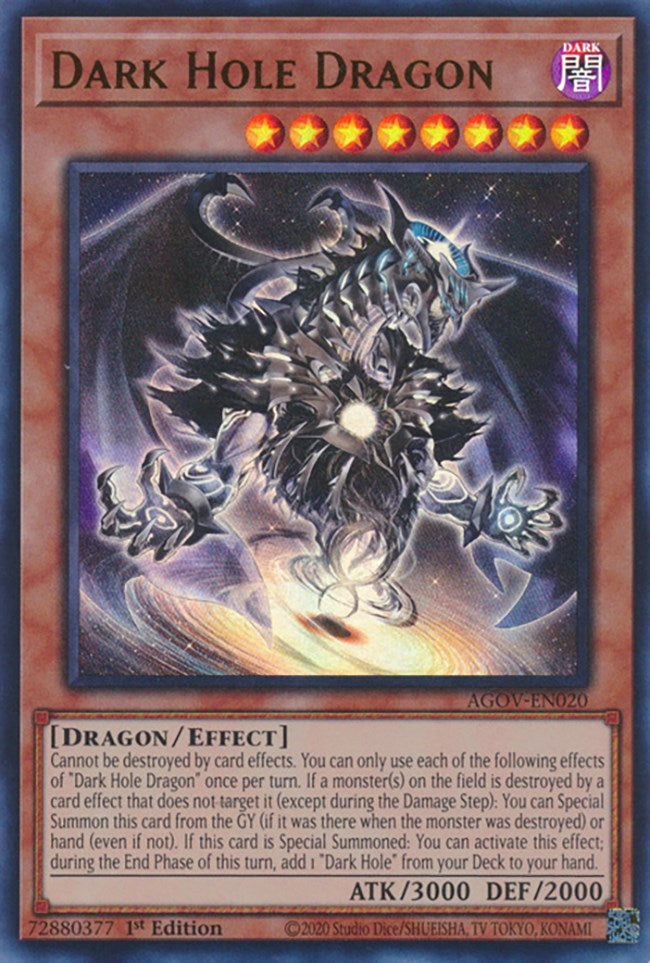 Dark Hole Dragon [AGOV-EN020] Ultra Rare | Shuffle n Cut Hobbies & Games